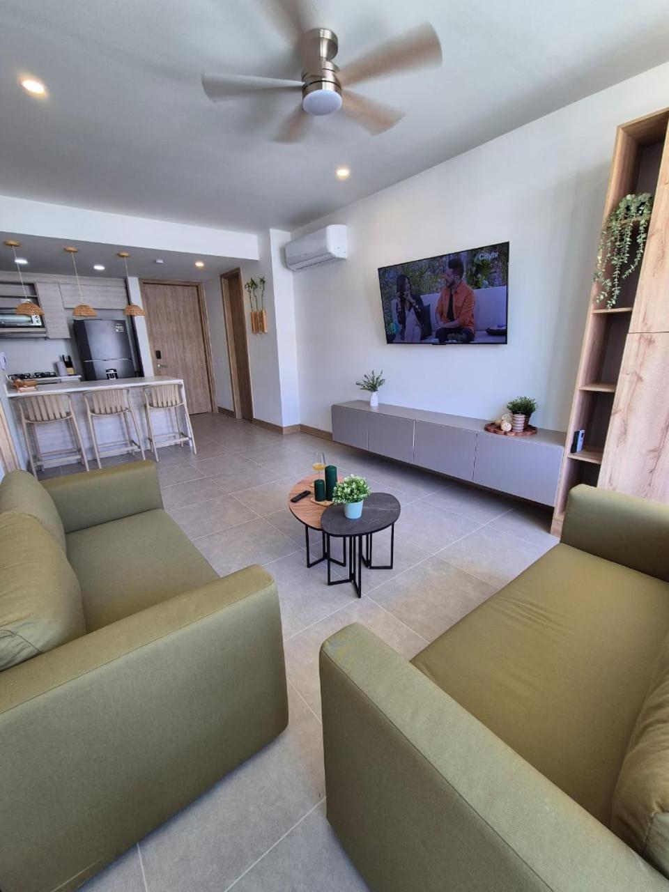 Moderno Con Vista Al Mar Y Piscinas 1 Habitación Con Balcón En Manzanillo,cartagena Cartagena