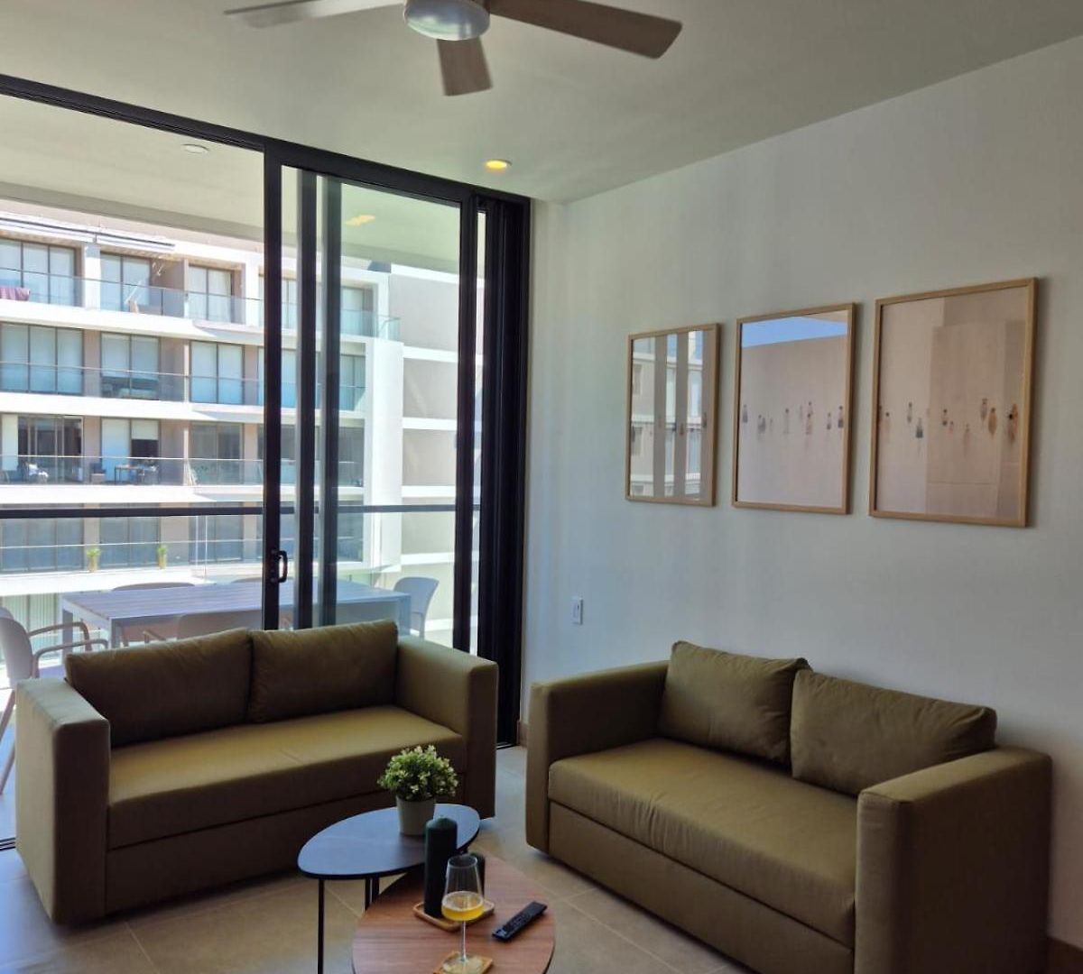 Apartamento Moderno Con Vista Al Mar Y Piscinas 1 Habitación Con Balcón En Manzanillo,cartagena *