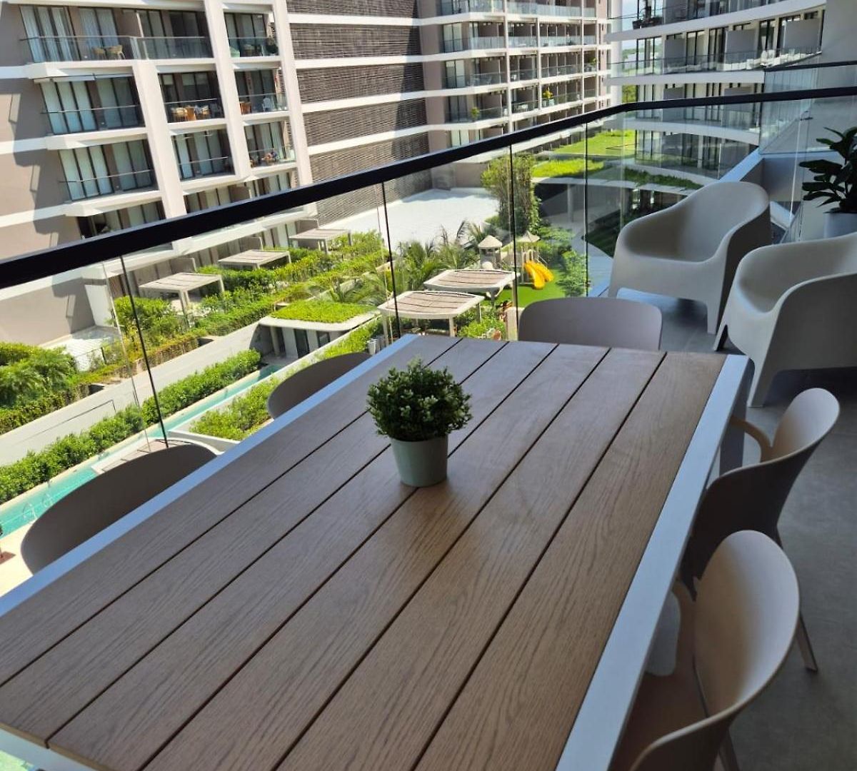 Apartamento Moderno Con Vista Al Mar Y Piscinas 1 Habitación Con Balcón En Manzanillo,cartagena *