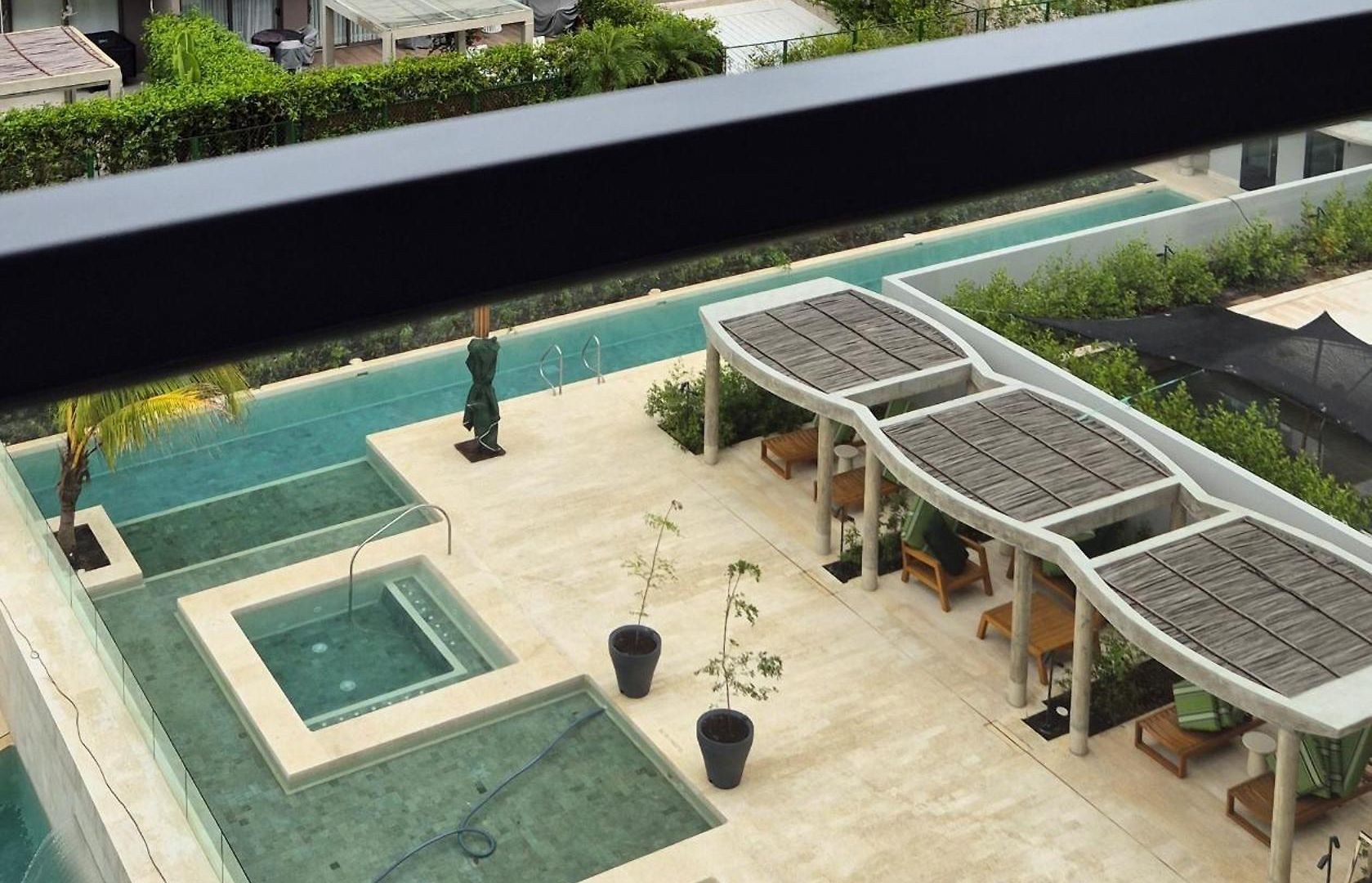 Apartamento Moderno Con Vista Al Mar Y Piscinas 1 Habitación Con Balcón En Manzanillo,cartagena *