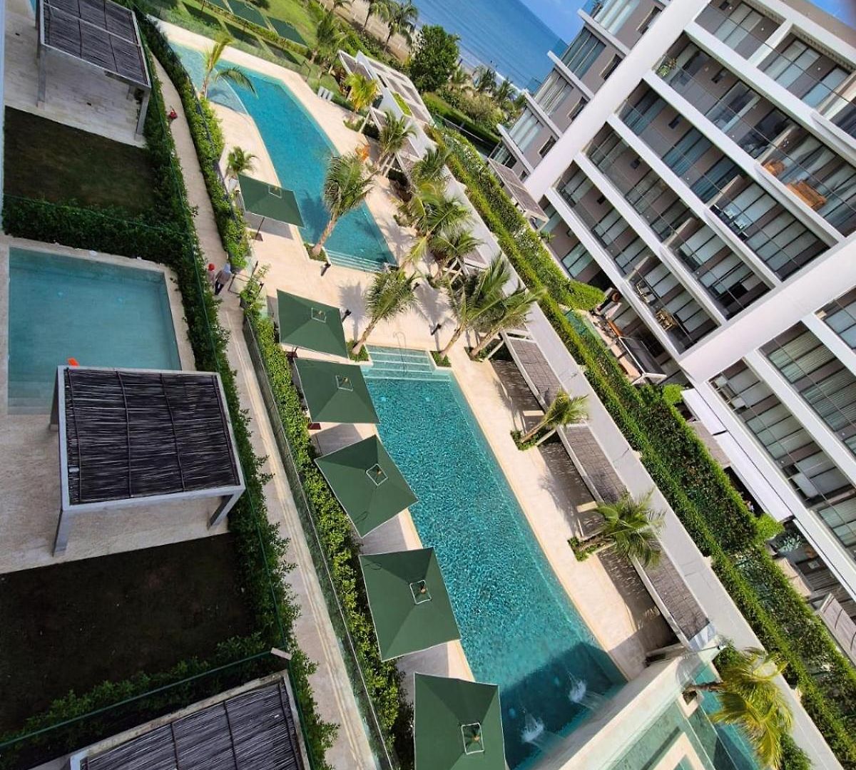Moderno Con Vista Al Mar Y Piscinas 1 Habitación Con Balcón En Manzanillo,cartagena *
