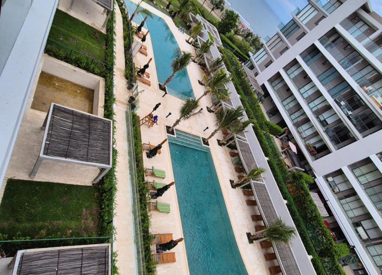 Moderno Con Vista Al Mar Y Piscinas 1 Habitación Con Balcón En Manzanillo,cartagena