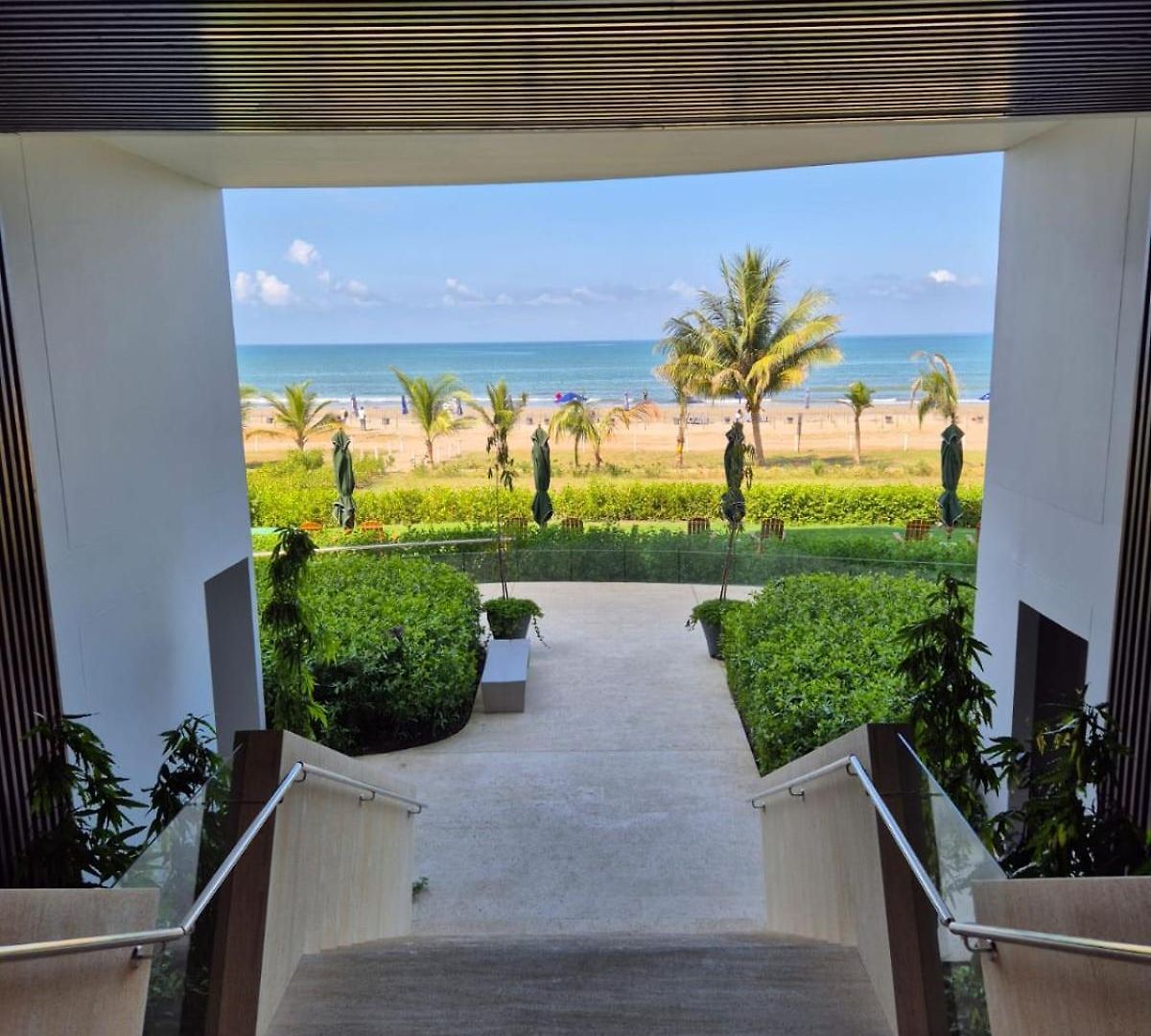 Apartamento Moderno Con Vista Al Mar Y Piscinas 1 Habitación Con Balcón En Manzanillo,cartagena *