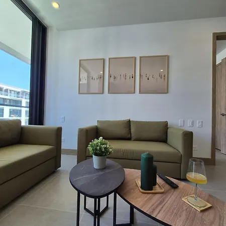 Moderno Con Vista Al Mar Y Piscinas 1 Habitación Con Balcón En Manzanillo,cartagena * Cartagena
