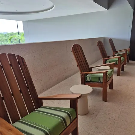 Moderno Con Vista Al Mar Y Piscinas 1 Habitación Con Balcón En Manzanillo,cartagena