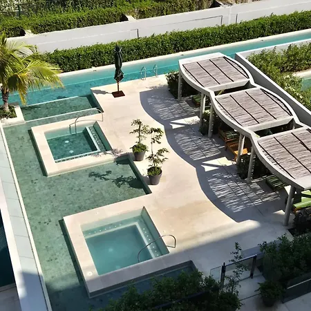 Apartamento Moderno Con Vista Al Mar Y Piscinas 1 Habitación Con Balcón En Manzanillo,cartagena Cartagena