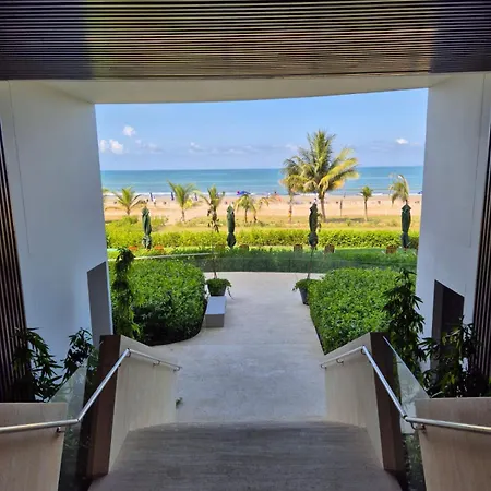 Apartamento Moderno Con Vista Al Mar Y Piscinas 1 Habitación Con Balcón En Manzanillo,cartagena *